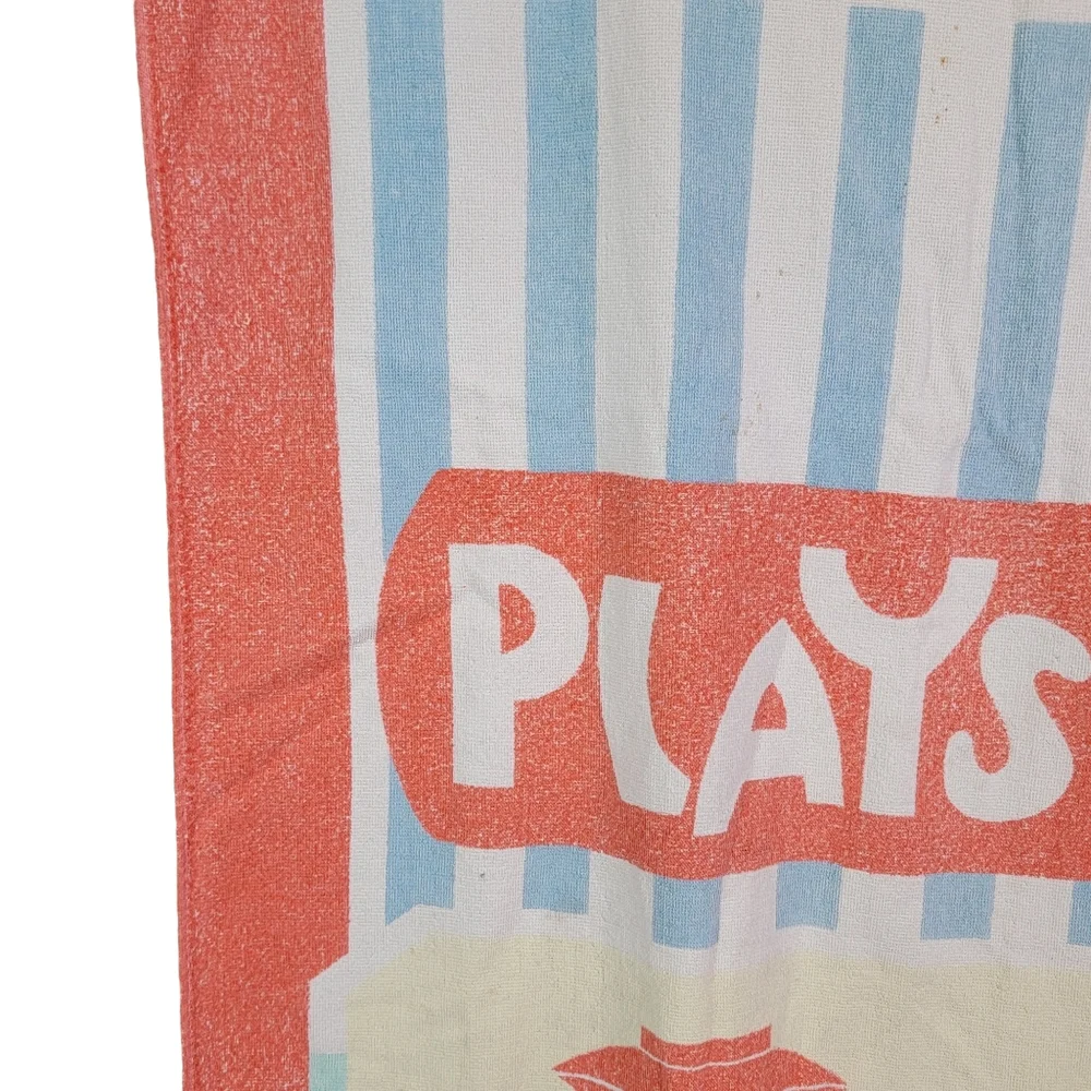 Playskool Vintage Beach Pool Collectible Graphic SPELLOUT Towl